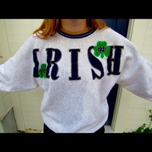 VINTAGE NOTRE DAME CREWNECK SWEATSHIRT